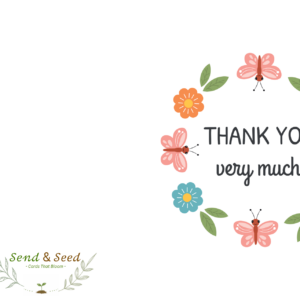 Thank You Butterfly Card